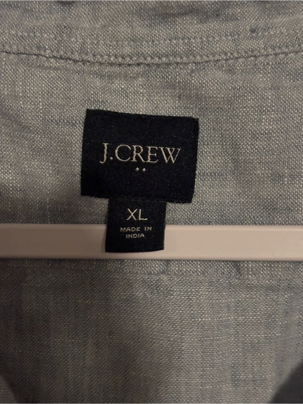 J. Crew Light Blue Short-Sleeve Linen Button-Down Shirt
